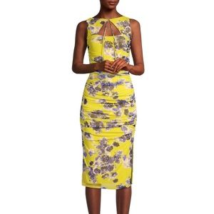 Black Halo
Rosalia Ruched Sheath Dress